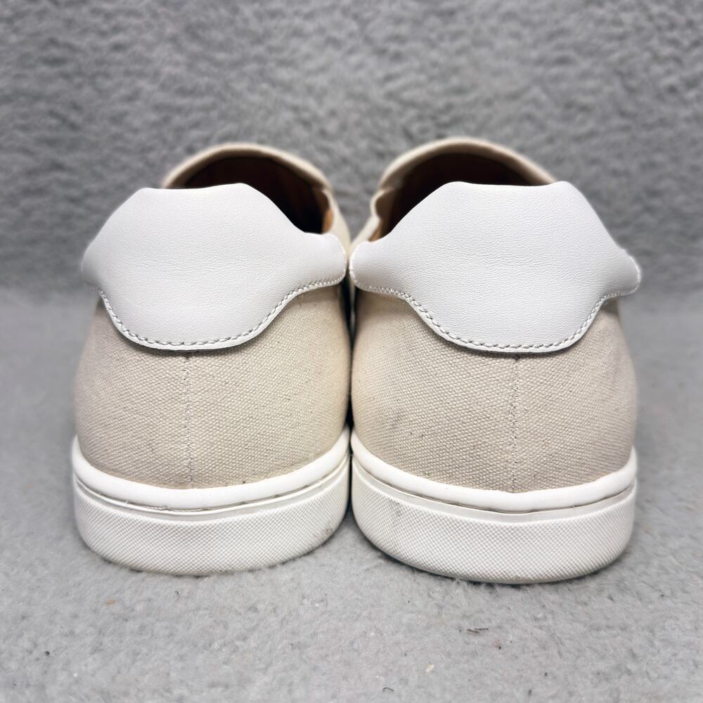 Vionic Brody Mens Size 11.5 Slip-On Sneakers‎ Shoes Beige Canvas - Picture 4 of 9